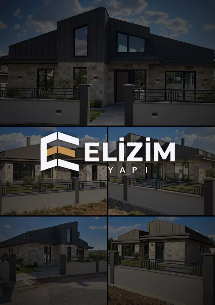 Elizim Yapı villa proje kataloğunun ön kapağı